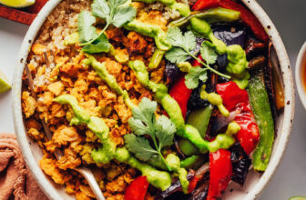 30-Minute Smashed Chickpea Taco Bowls