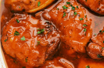 Apricot Chicken in the Slow Cooker