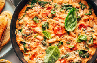 Creamy Italian White Bean Skillet