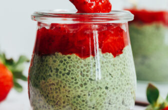 Strawberry Matcha Chia Pudding – Minimalist Baker Recipes