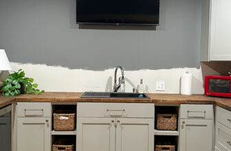 The Basement Countertop, Sink and Faucet Install! | Thrifty Decor Chick